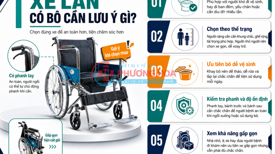 Review xe lăn có bô: Tiện nhưng cần lưu ý gì khi mua?
